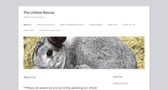 Desktop Screenshot of littlestrescue.org